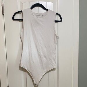 Abercrombie Sleeveless White Bodysuit